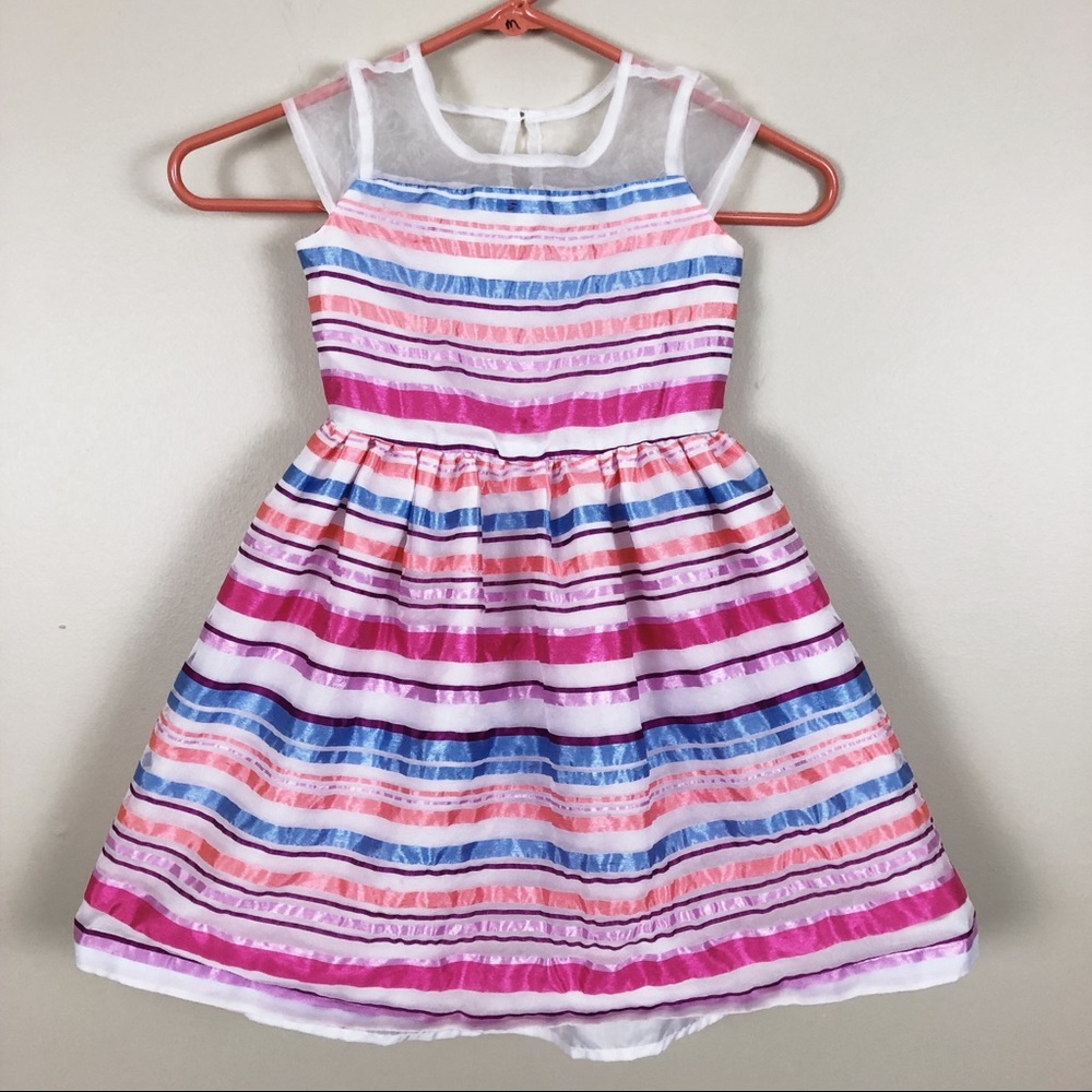 Dressed Up by Gymboree Illusion Striped Dress